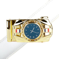 Men's Watch Rotating Ratchet Belt -MGLBB57-GD - Bundle Bus