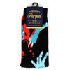 Men's Zombie Novelty Socks - NVS19512-BK - Bundle Bus