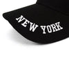 New York Black 3D Embroidered Baseball Cap, Hat EBC10285 - Bundle Bus