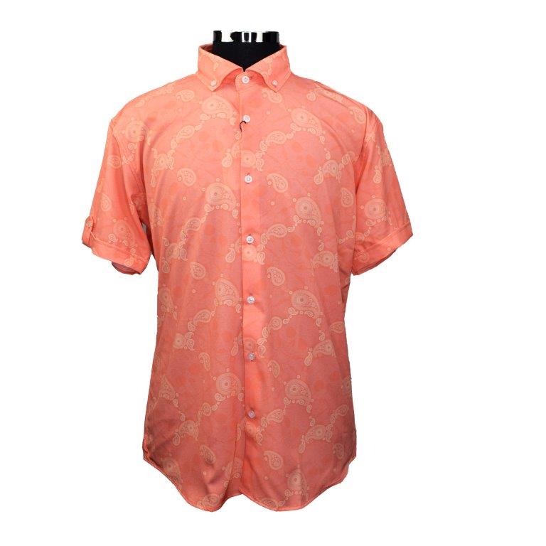 Paisley Skull - Men's Short Sleeve Stretch - Bundle Bus