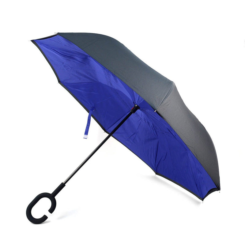 Solid Color Double Layer Inverted Umbrella - UM18055 - Bundle Bus