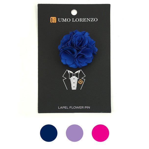 Solid Mini Bouquet Clutch Back Flower Lapel Pins F1001 - Bundle Bus