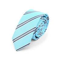 Striped Microfiber Poly Woven 2.25" Slim Tie - MPWS5901 - Bundle Bus