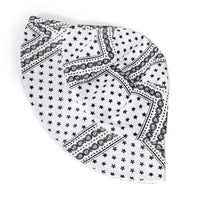 White Paisley Bucket Hat - NBKHT1000-RWHPA - Bundle Bus