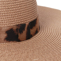 Women Summer Leopard Print Sun Hat -LFH190107 - Bundle Bus
