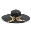 Women's 5" Brim Bow Floppy Hat LFH1118 - Bundle Bus