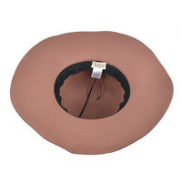Women's Polyester Felt Floppy Wide Brim Bowknot Hat LWH10057 - Bundle Bus