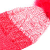 Women's Split-Toned Pom Pom Knit Winter Hat - LKH5033 - Bundle Bus