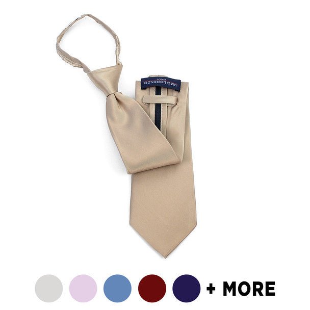X-Long Silk Zipper Tie SSXZ1301 - Bundle Bus