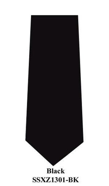 X-Long Silk Zipper Tie SSXZ1301 - Bundle Bus