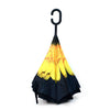 Yellow Flower Double Layer Inverted Umbrella - IUM18058 - Bundle Bus